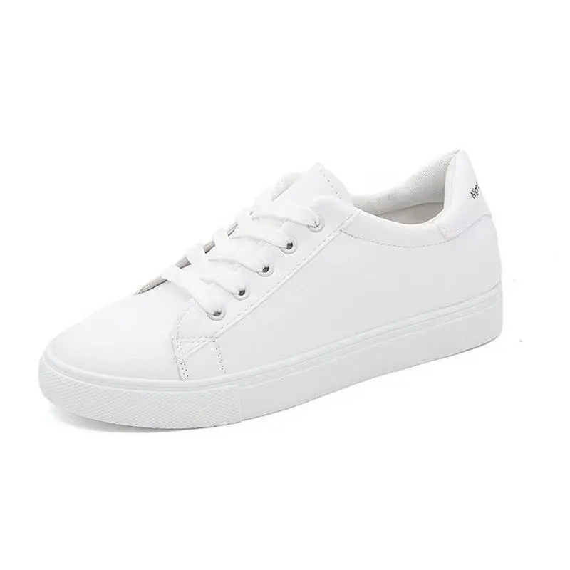 Breakj Breakj White Shoes Women 2025 Spring And Autumn New Fashion Flat Shoes Students Breathable Women's Shoes Net Red Single Shoes Casual White Shoes