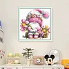 (US Only)Gnome Design DIY Bead Embroidery Kit 39x39cm 9CT Cross Stitch Kit for Home Decor