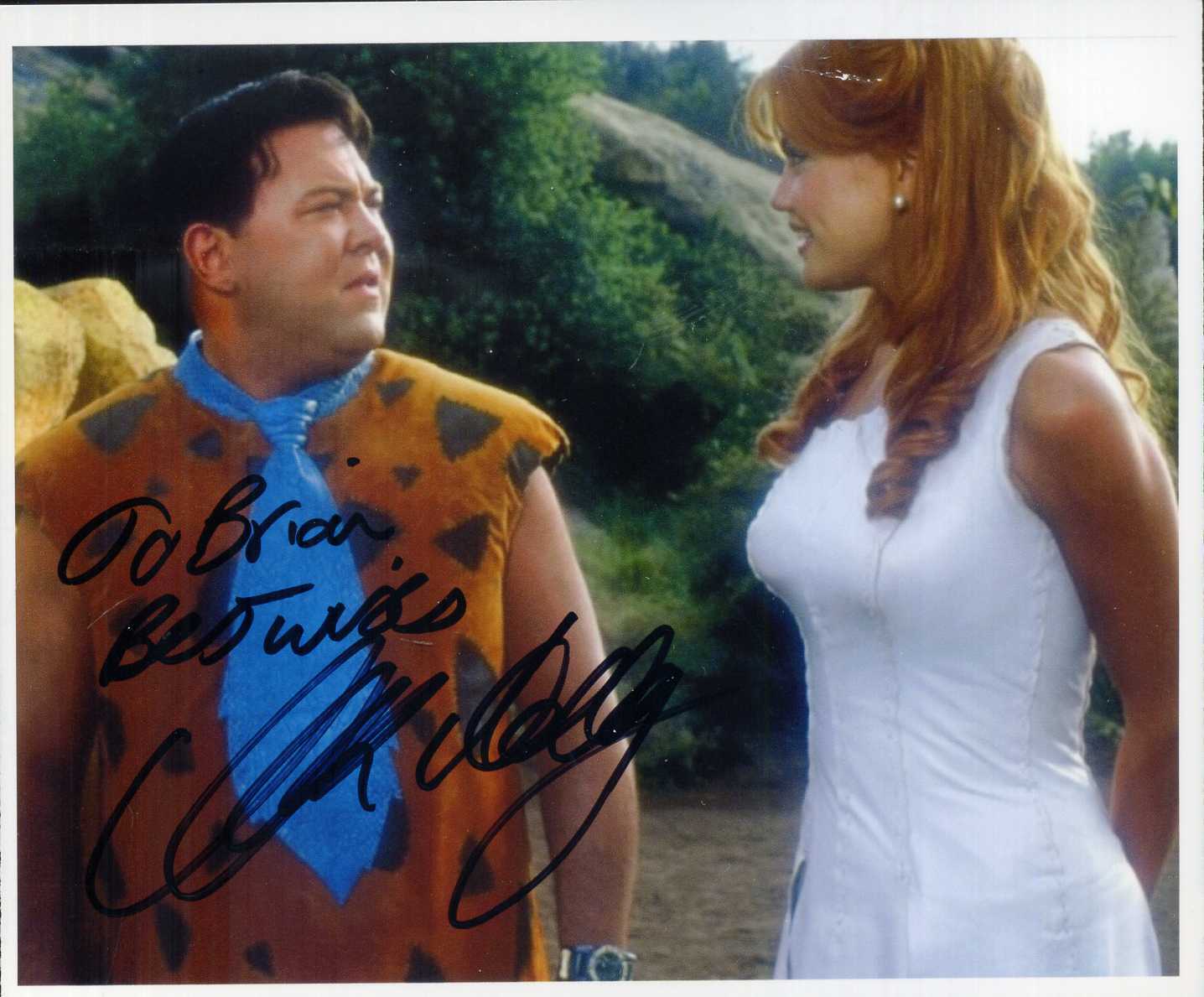 MARK ADDY Signed Photo Poster paintinggraph - Film & TV Star Actor FRED FLINTSTONE - preprint