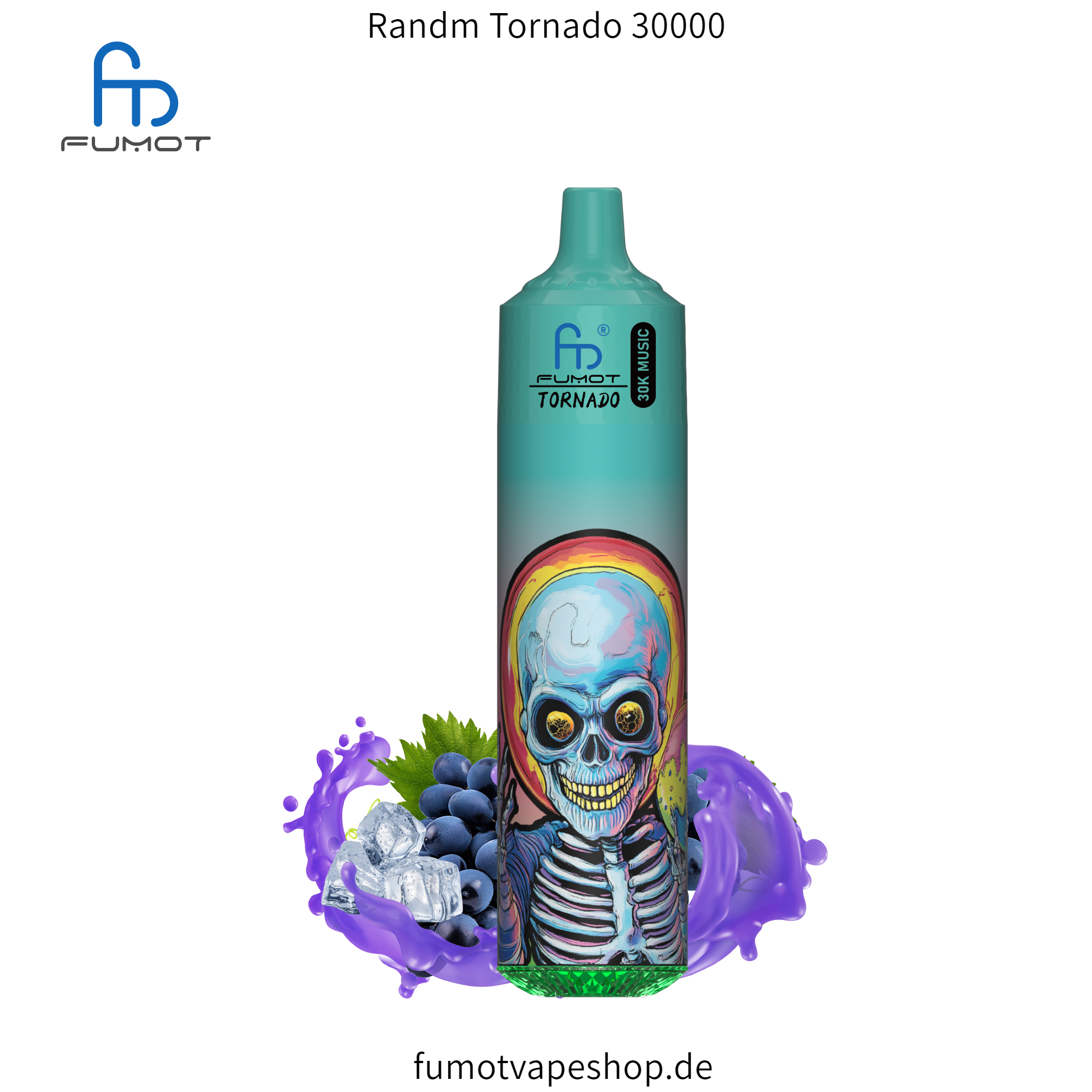 Randm Tornado 30000 Traubeneis  fumotvapeshop