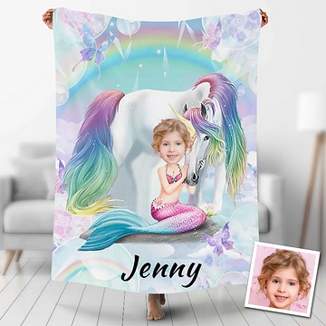 Custom Blanket Personalized Kids Gifts | Makemesurprise&reg;