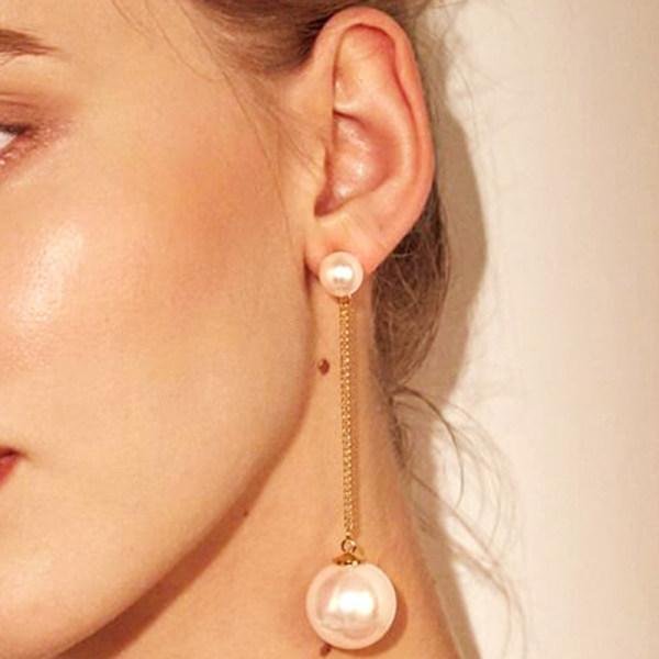Vintage Contracted Creative Pearl Pendant Earrings