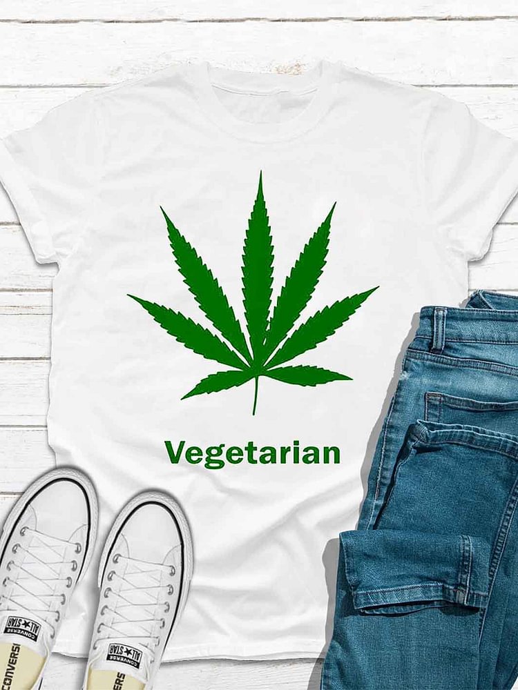 Bestdealfriday Vegetarian Weed Women's T-Shirt