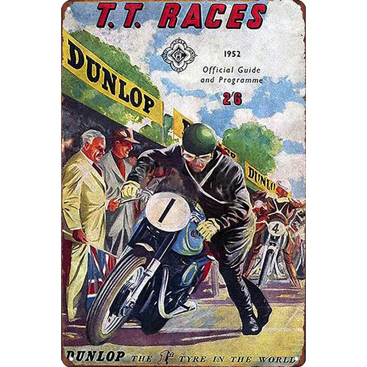 Ttc Motorcycle Race - Vintage Tin Signs/Wooden Signs - 8*12Inch/12*16Inch
