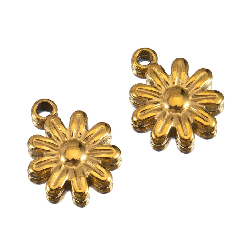 10 PCS/Package 14 * 12mm 304 Stainless Steel Tortoise Dolphin Shell Pendant Jewelry Accessories