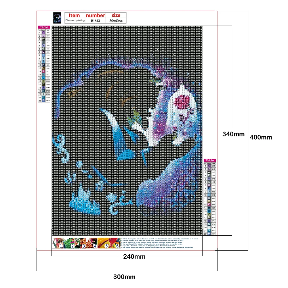 Diamond Painting - Full Round Drill - Beast(30*40cm)