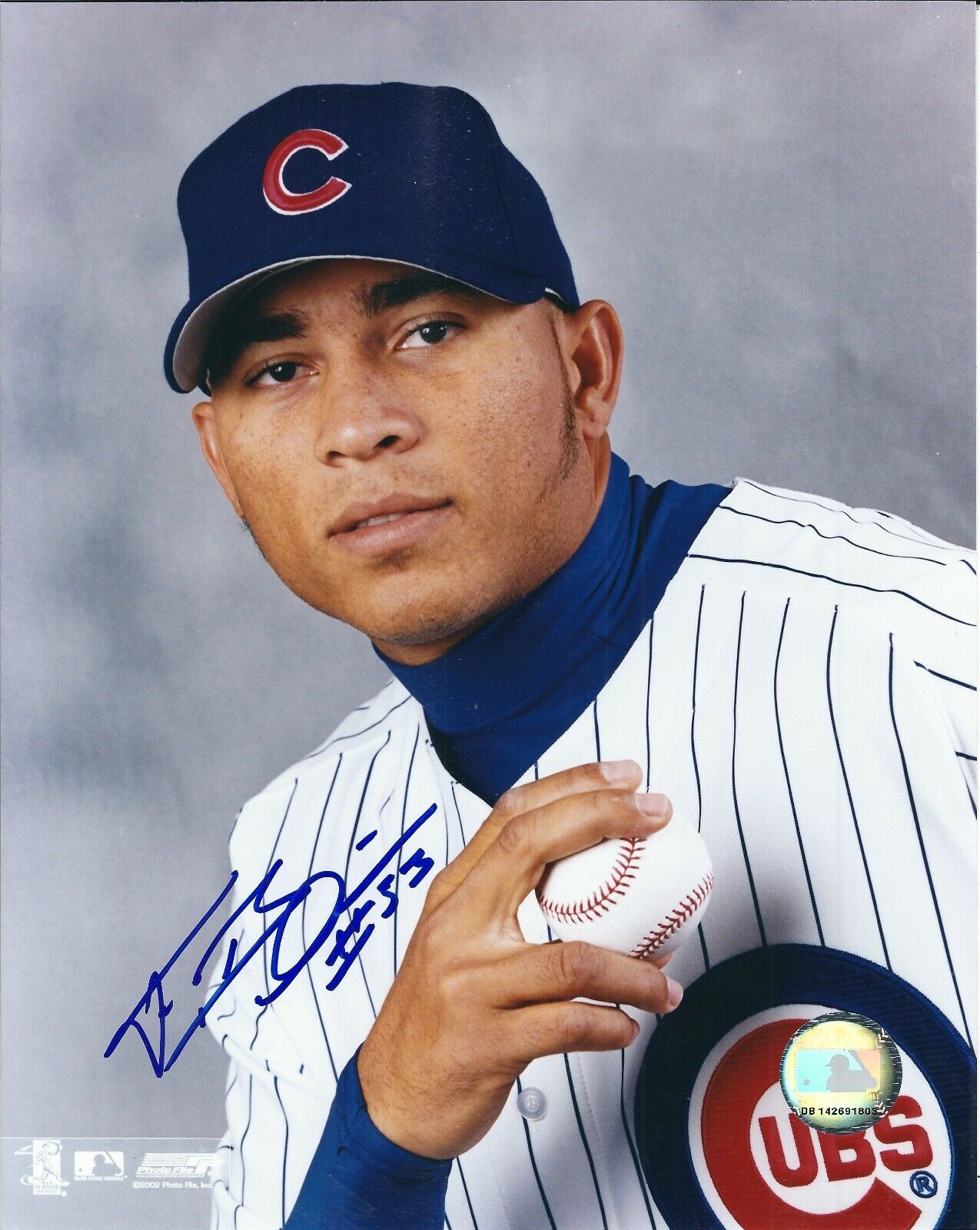 Autographed FRANCIS BELTRAN Chicago Cubs 8x10 Photo Poster painting - COA