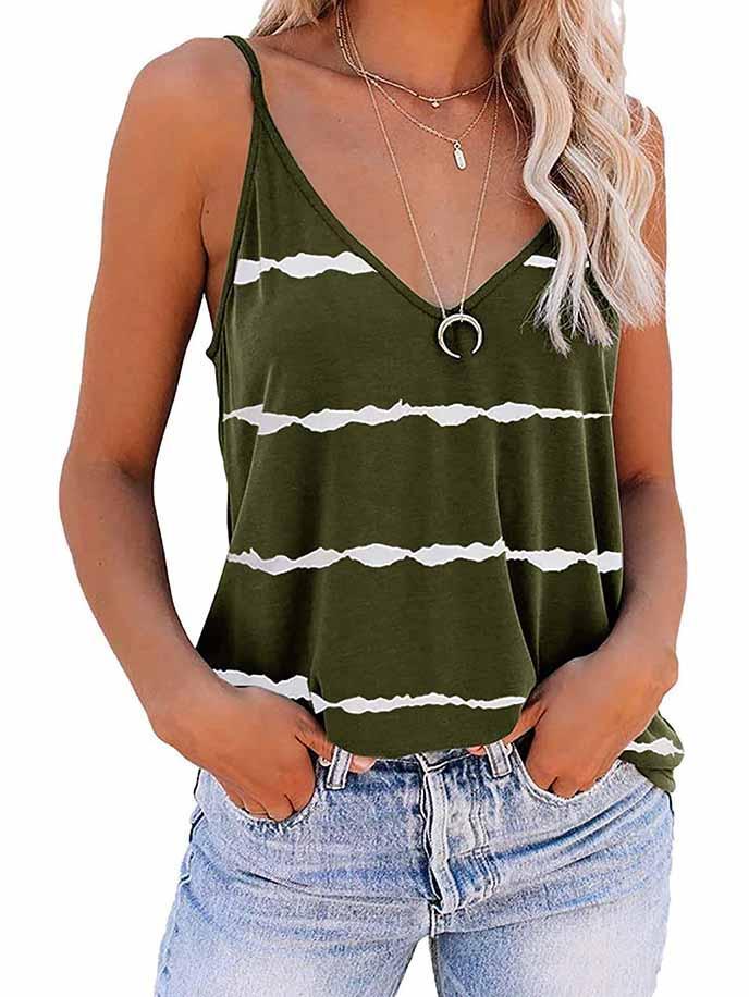 Women Half Sleeve V-neck Solid Color Dress