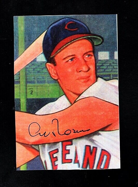 AL ROSEN-CLEVELAND INDIANS AUTOGRAPHED COLOR 4X6 Photo Poster painting-(d.2015)