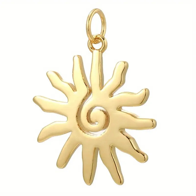 1 Piece 16 * 21mm Hole 3~3.9mm Copper Zircon 18K Gold Plated Angel Star Heart Shape Polished Pendant Jewelry Accessories