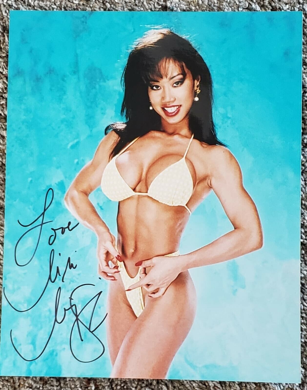 * RARE * Mimi Miyagi Adult Asian Film Star Signed 8x10