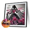 Elegante Dame - speziell geformte Diamond Painting - 30*30cm