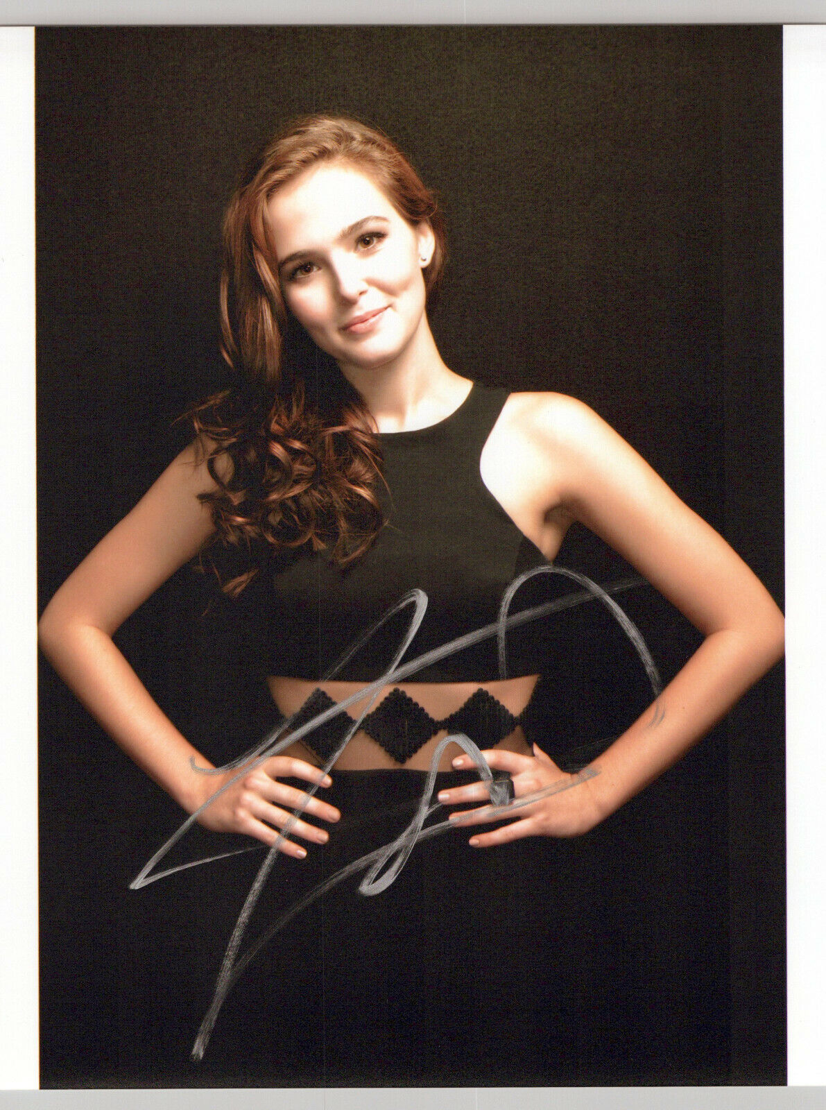 Zoey Deutch glamour shot autographed Photo Poster painting signed 8x10 #4