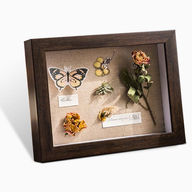 4'' x 6'' Rectangular Wood Picture Frames with Desktop Wall Hanging Decoration
