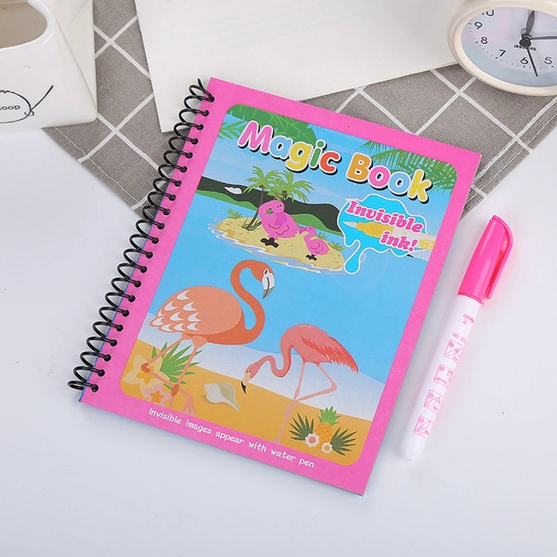 Kids Coloring Book Baby Puzzle Water Graffiti Water Picture Book Repeated Use Magic Album Creative Gift
