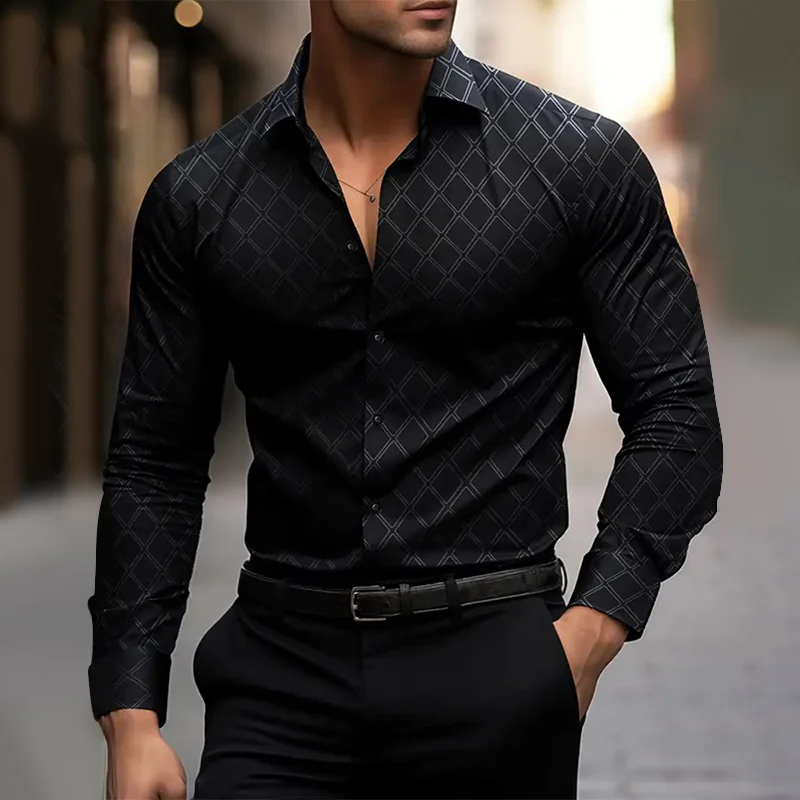 Men's Simple Casual Business Polo Shirt