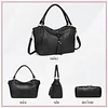 Damen Handtasche Leder Henkeltasche Top Griff Tasche Vintage Weiches Umh&auml;ngetasche Schultertasche f&uuml;r Frauen Arbeit Schule Shopper Reise