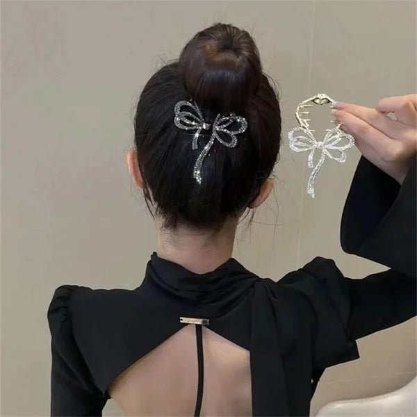Pousbo® Temperament Bow Ponytail Buckle Hairpin