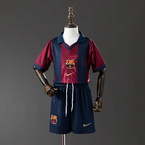 2025/2026 Barcelona Travis Scott Home RetroSkeleton Jersey 1:1 Thai Quality Kids Size