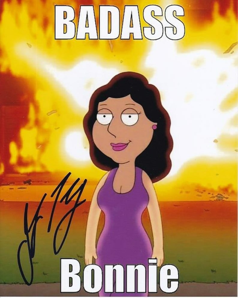 Jennifer tilly signed autographed family guy bonnie swanson Photo Poster painting