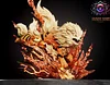 Evolution of Hisui Arcanine Set with LED - Pokemon Resin Statue - Black Rose Studio
