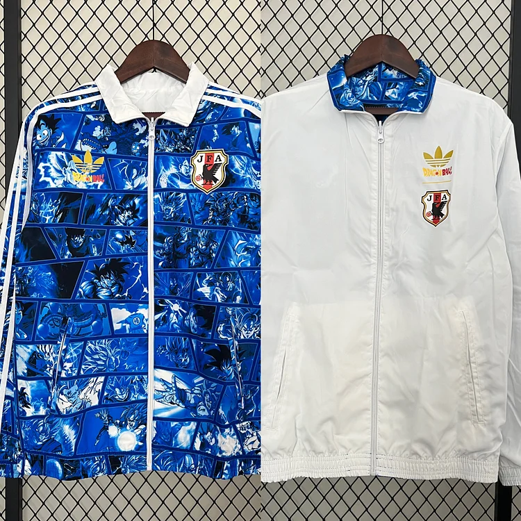 Japan Beidseitig Verwendbar Anthem Jacke 2023-2024 - Dragon Ball