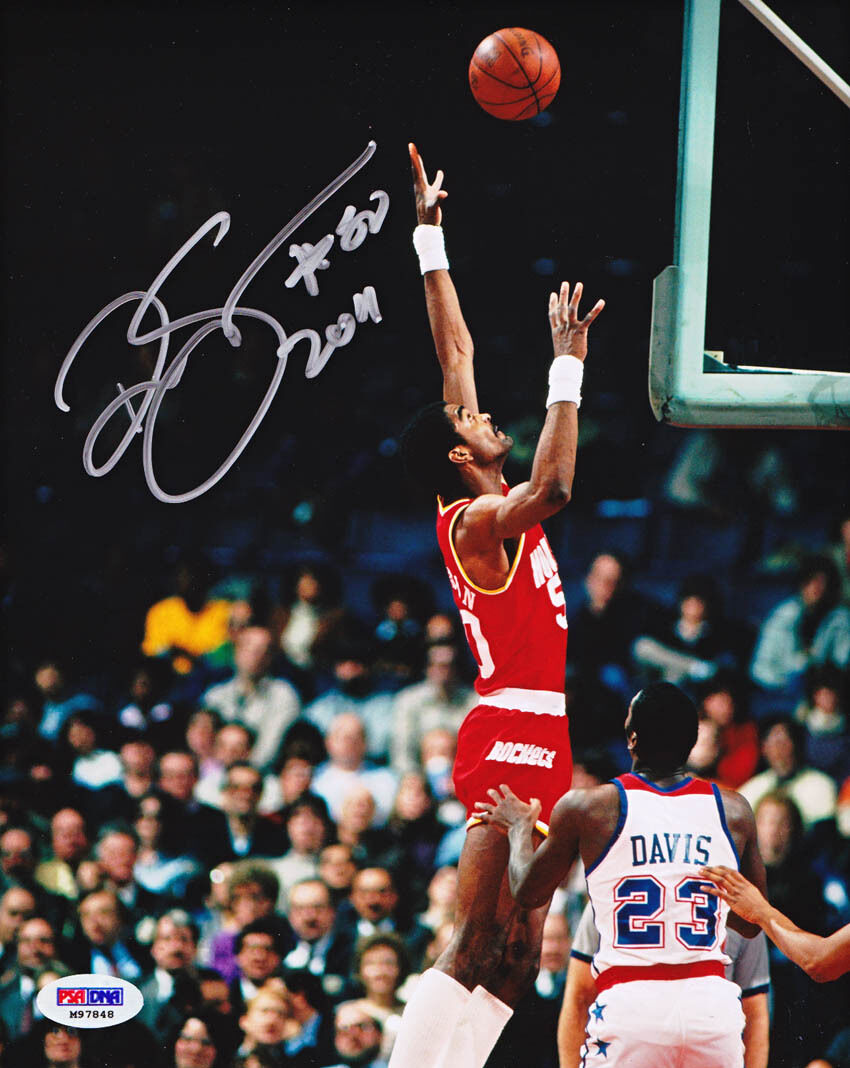 Ralph Sampson SIGNED 8x10 Photo Poster painting Houston Rockets PSA/DNA AUTOGRAPHED