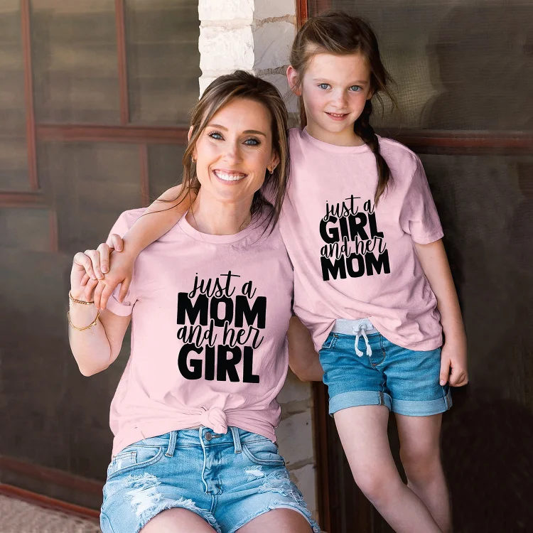 BlanketCute-Personalized family Cotton Letter Casual T-shirt | 42