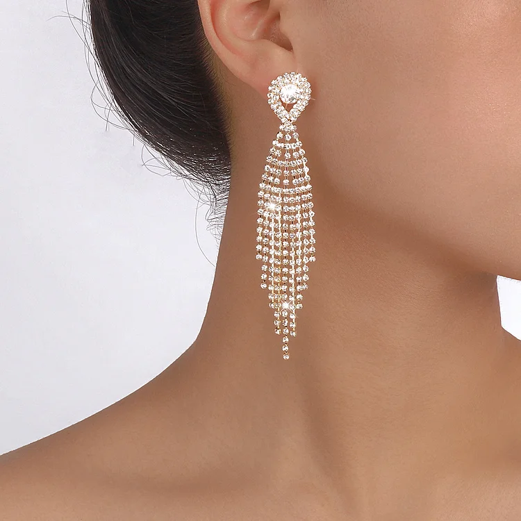 Evening Rhinestone Earrings