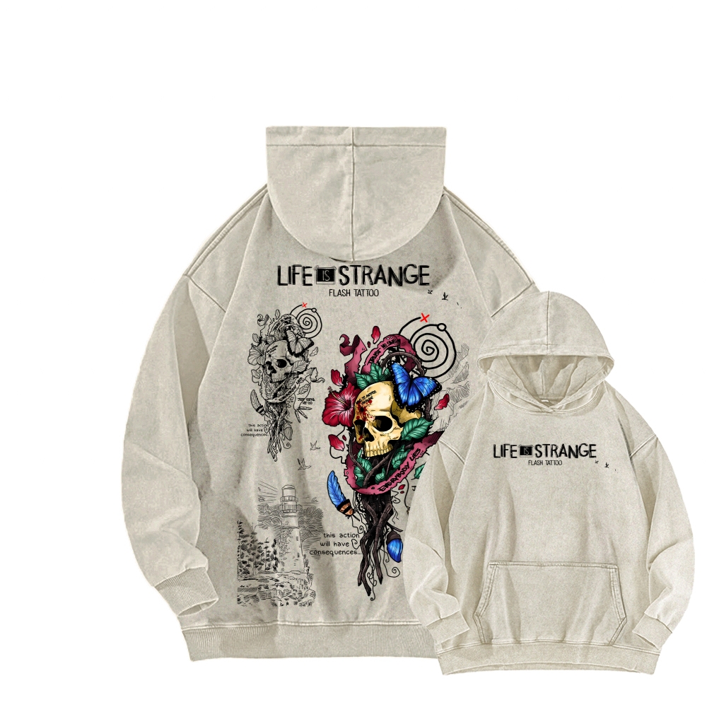 Life Is Strange Unisex Washed Hoodie 2602006694