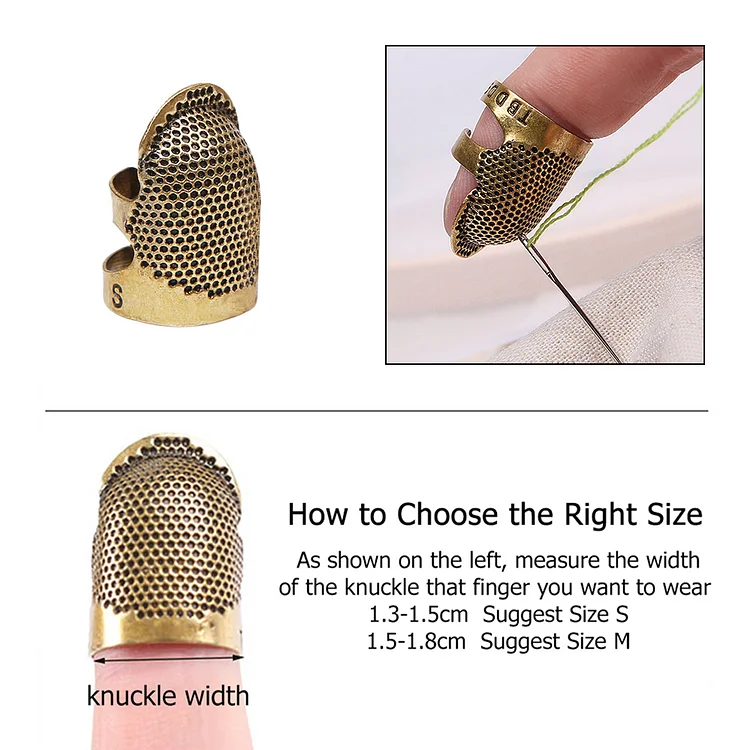 How To Choose The Right Size Thimble