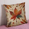 Maple Leaves-11CT Stamped Cross Stitch Pillowcase 45*45cm tapestrymarket
