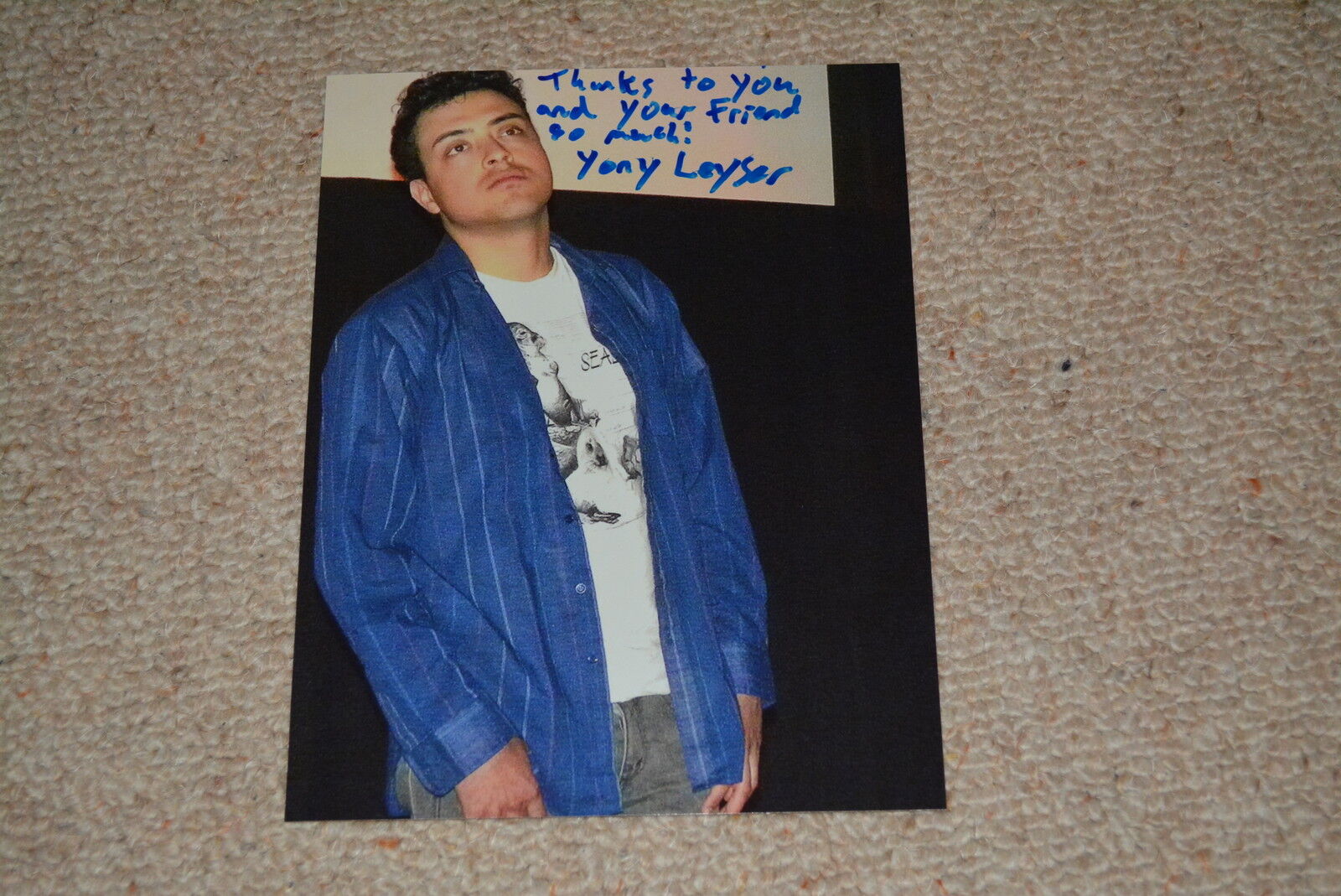 YONY LEYSER signed autograph In Person 7x9,5 (18x24cm) US FILM DIRECTOR