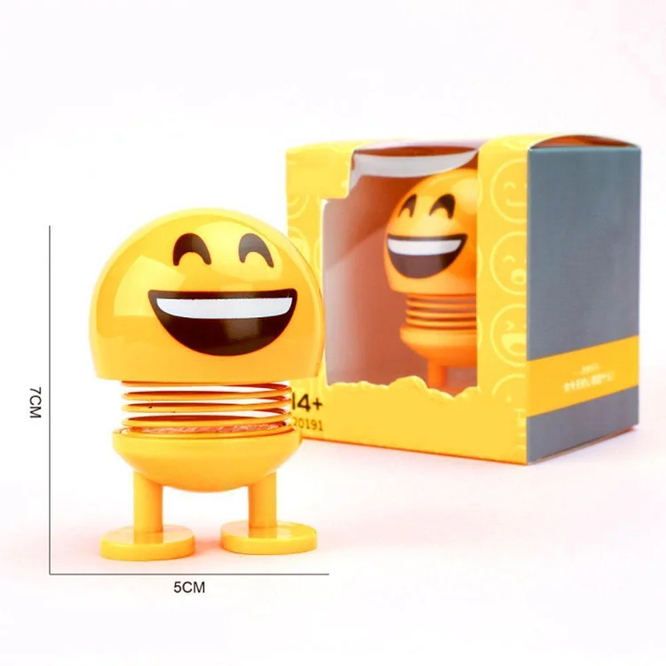 Car Shaking Head Emoji Doll Toys | 168DEAL