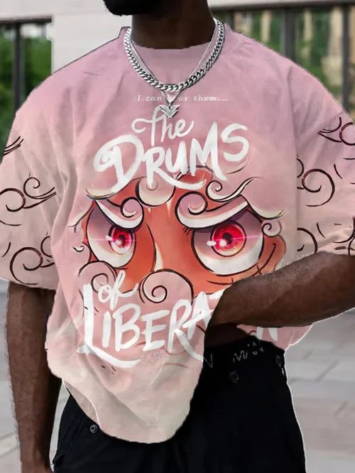 Men's One Piece I Can Hear The Drums of Liberation T-Shirt