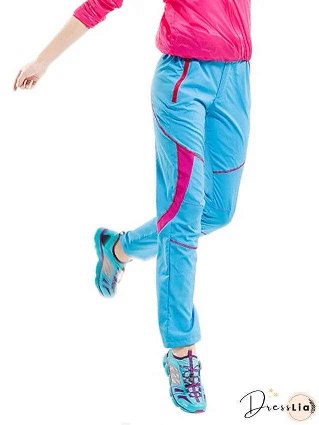 Women's Hiking Pants Trousers Patchwork Summer Outdoor Uv Resistant Breathable Quick Dry Lightweight Pants / Trousers