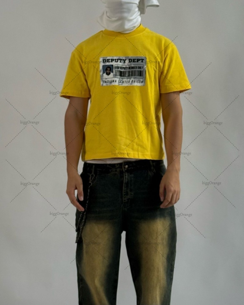 Llyge American Retro Pattern Printed Oversized T-shirt Hip-hop Punk Colorful Cotton Casual Tops Men Trendy Brand Y2K Streetwear Women llyge