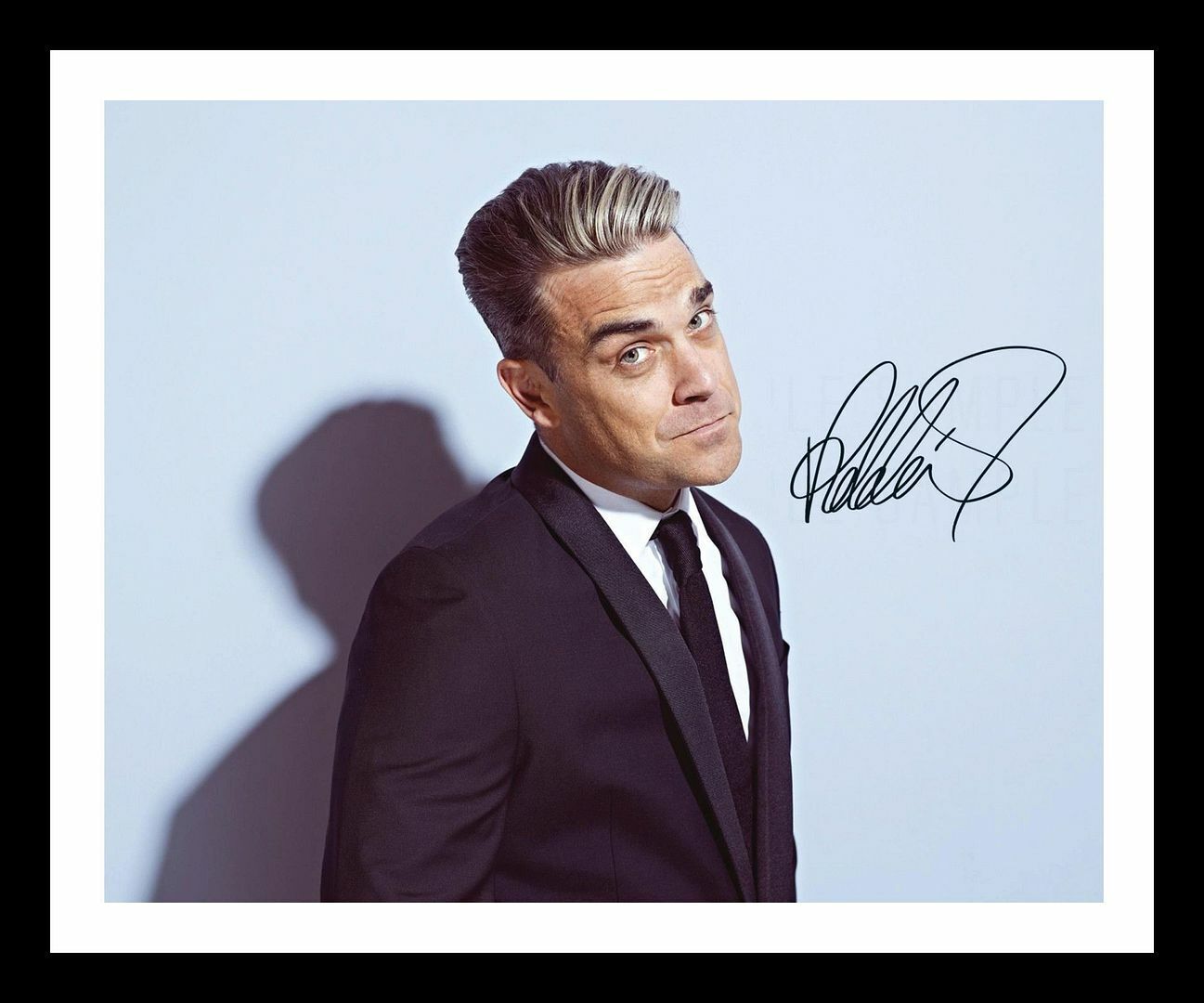 Robbie Williams Autograph Signed & Framed Photo Poster painting 3