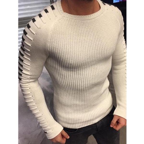Striped Sleeve Sweater