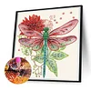 Diamond Painting-DIY Crystal Rhinestone Xmas Dragonfly