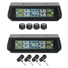 Solar/USB Powered Tire Pressure Monitor System with 4 Sensors for Trailers Cars