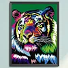 Bead Embroidery-9CT Printed Full Embroidery-Tiger(39*54cm)