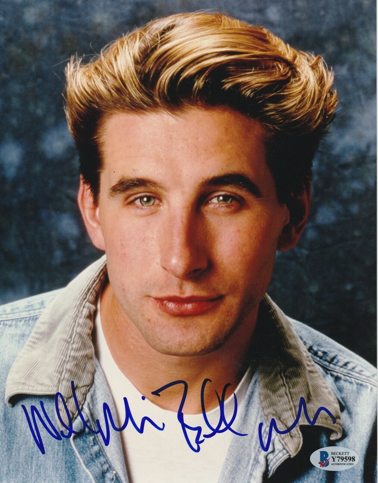 WILLIAM BALDWIN Signed 8x10 Photo Poster painting with Beckett COA