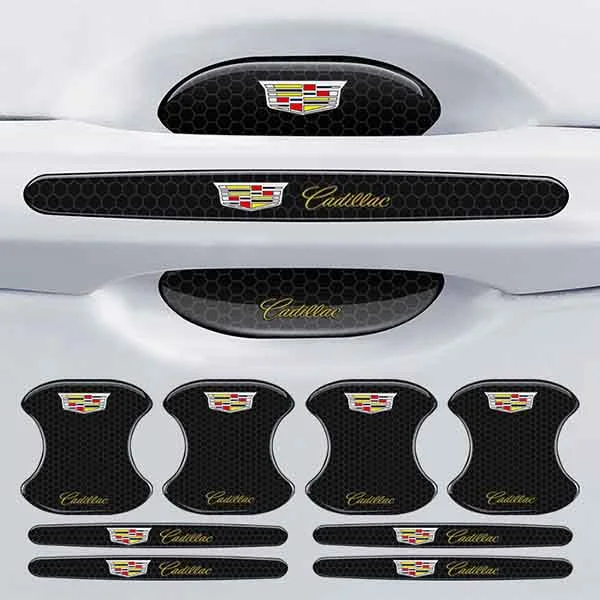 Carbon fiber car door handle cup cover (4PCS)