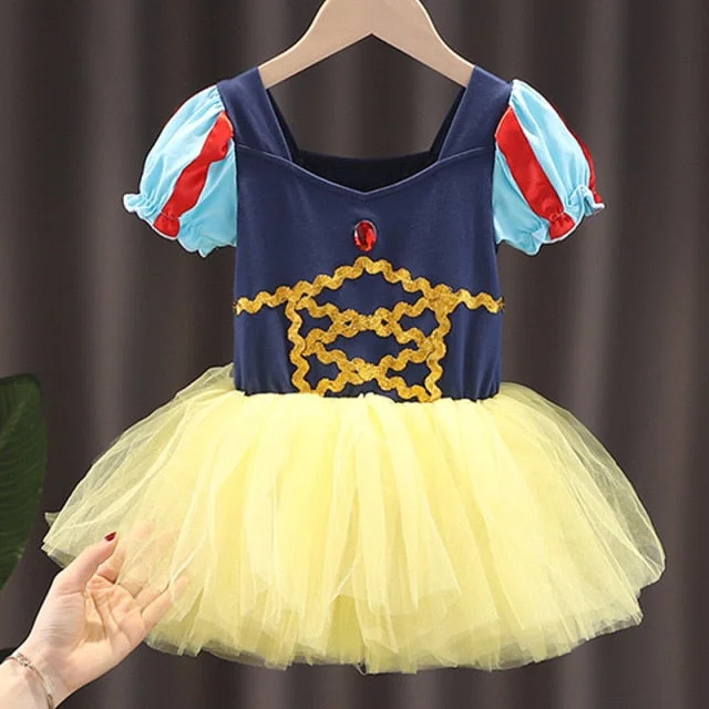 Toddler Girls Snow White Costume Ballet Tutus Dress Up-elleschic