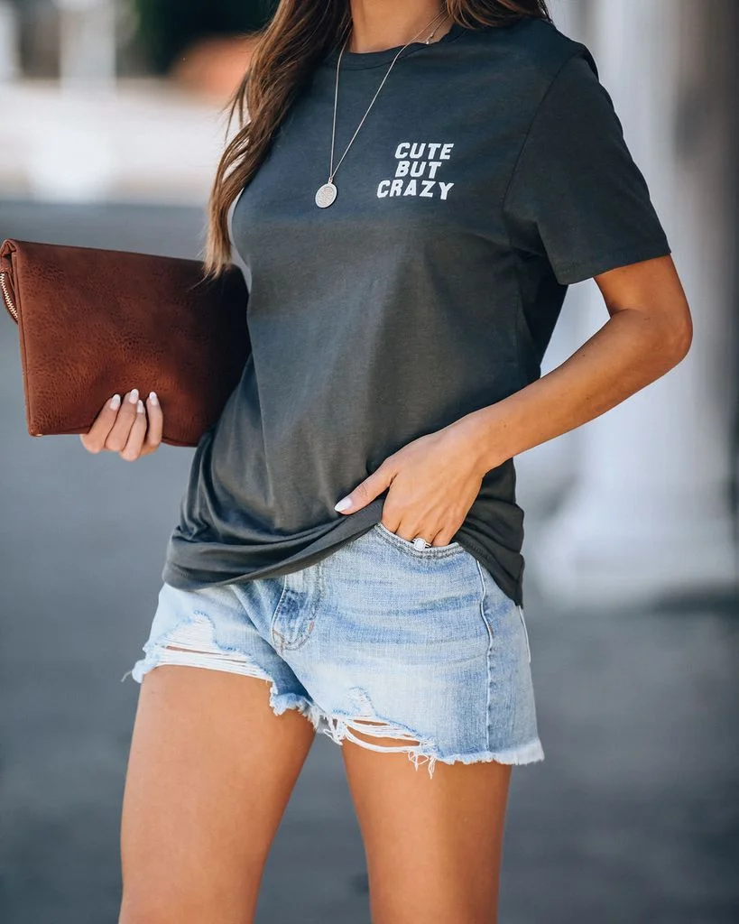 CUTE BUT CRAZY Graphic T-shirt