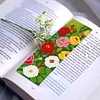 6pcs Flowers-DIY Stamped Cross Stitch Bookmark 47x28cm (Single-Sided)