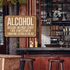 Alcohol - Vintage Metal Signs - 20*30cm/30*40cm - Warning
