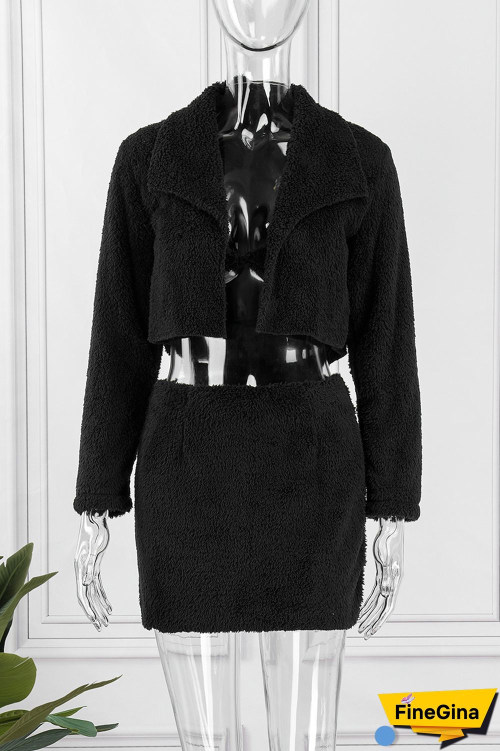 Pink Sexy Casual Solid Basic Turndown Collar Long Sleeve Two Pieces