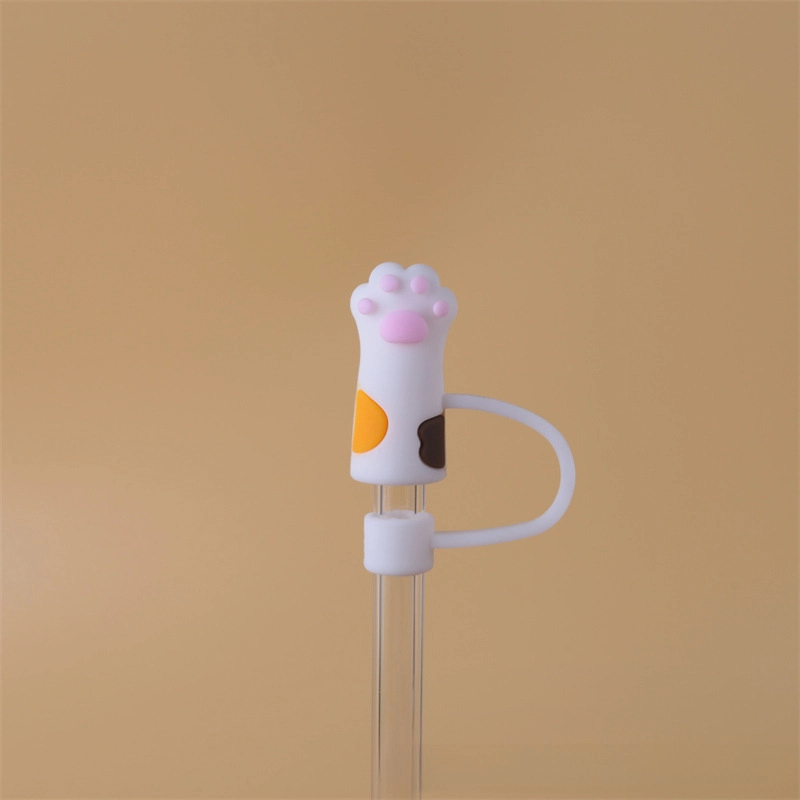 10mm Glass Straw Cap Dust Cover Stainless Steel Straw Dust Cover Dust Plug 10mm Large Diameter Milk Tea